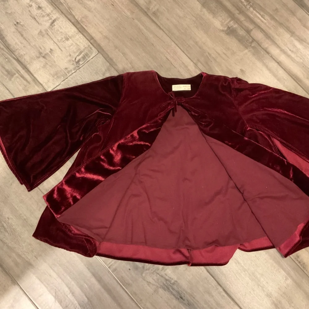Zara Velvet Cape